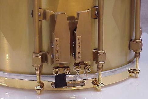 13"x7" brass double action